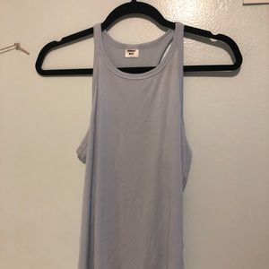 Aritzia Sunday Best Blue Razorback Tank